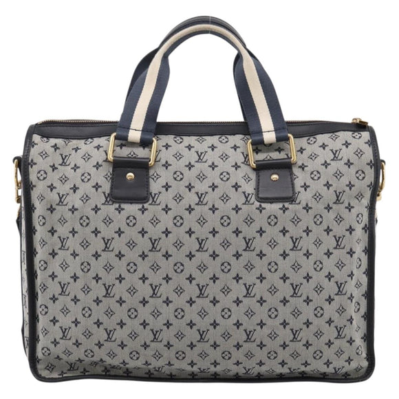 LOUIS VUITTON Monogram Mini Sac Mary Kate 48h Hand Bag Blue M42341 Auth 202608V