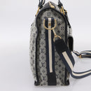 LOUIS VUITTON Monogram Mini Sac Mary Kate 48h Hand Bag Blue M42341 Auth 202608V-3