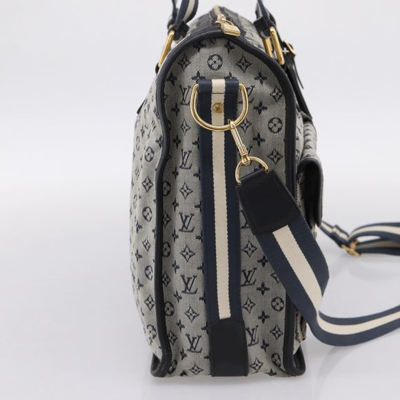 LOUIS VUITTON Monogram Mini Sac Mary Kate 48h Hand Bag Blue M42341 Auth 202608V