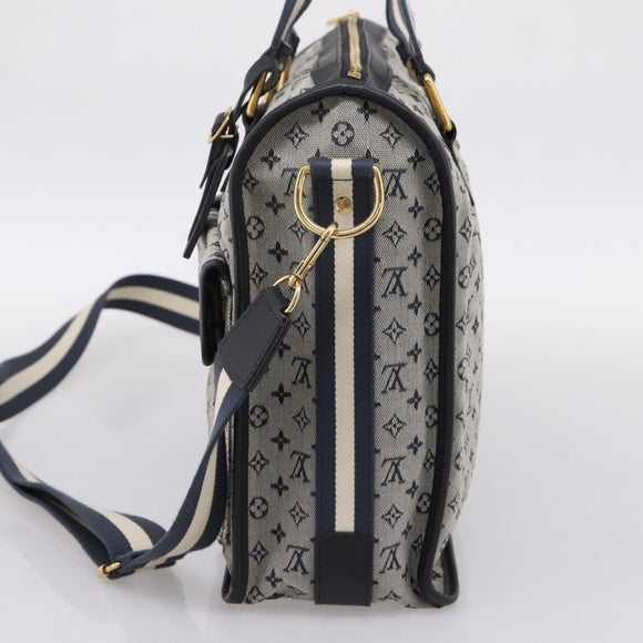 LOUIS VUITTON Monogram Mini Sac Mary Kate 48h Hand Bag Blue M42341 Auth 202608V