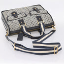 LOUIS VUITTON Monogram Mini Sac Mary Kate 48h Hand Bag Blue M42341 Auth 202608V-8