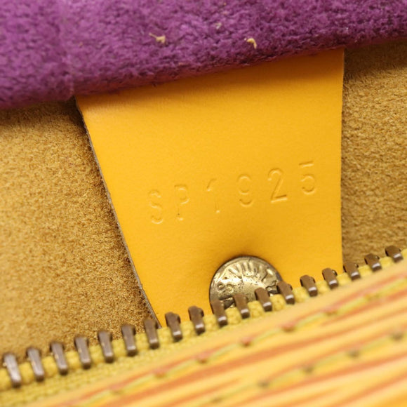 LOUIS VUITTON Epi Speedy 25 Hand Bag Tassili Yellow M43019 LV Auth 202610