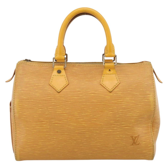 LOUIS VUITTON Epi Speedy 25 Hand Bag Tassili Yellow M43019 LV Auth 202610