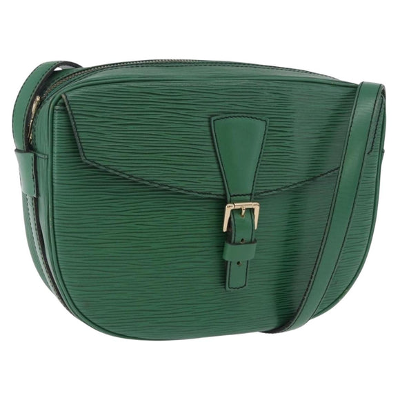 LOUIS VUITTON Epi Jeune Fille MM Shoulder Bag Green M52154 LV Auth 202611