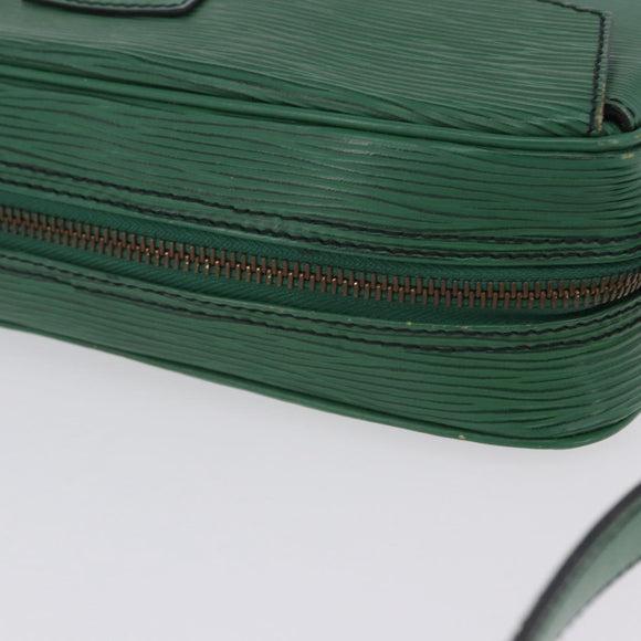 LOUIS VUITTON Epi Jeune Fille MM Shoulder Bag Green M52154 LV Auth 202611