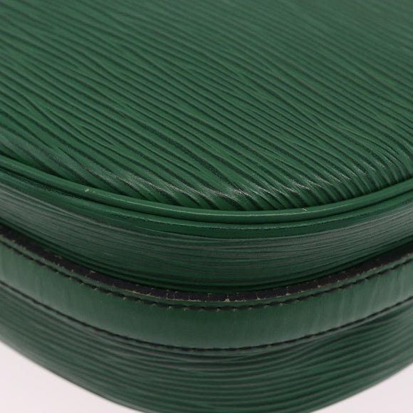 LOUIS VUITTON Epi Jeune Fille MM Shoulder Bag Green M52154 LV Auth 202611