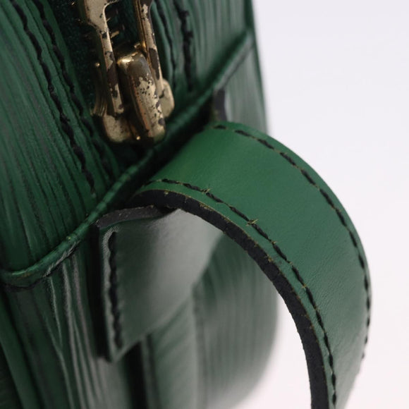 LOUIS VUITTON Epi Jeune Fille MM Shoulder Bag Green M52154 LV Auth 202611