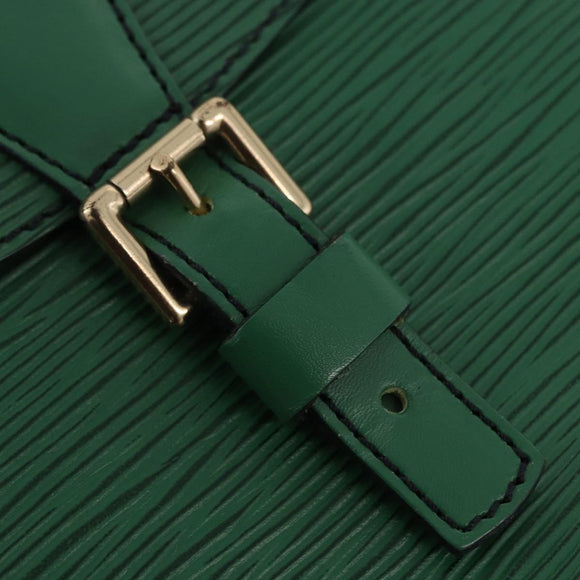 LOUIS VUITTON Epi Jeune Fille MM Shoulder Bag Green M52154 LV Auth 202611