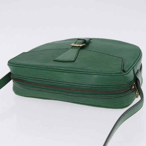 LOUIS VUITTON Epi Jeune Fille MM Shoulder Bag Green M52154 LV Auth 202611