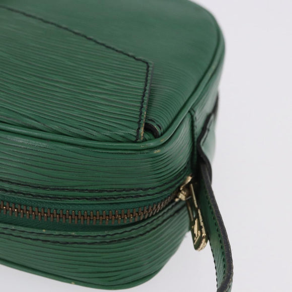 LOUIS VUITTON Epi Jeune Fille MM Shoulder Bag Green M52154 LV Auth 202611