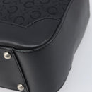 CELINE C Macadam Hand Bag Canvas Black Silver Auth 202613A-15