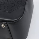 CELINE C Macadam Hand Bag Canvas Black Silver Auth 202613A-17