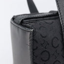 CELINE C Macadam Hand Bag Canvas Black Silver Auth 202613A-10