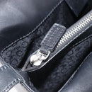 CELINE C Macadam Hand Bag Canvas Black Silver Auth 202613A-24