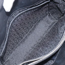 CELINE C Macadam Hand Bag Canvas Black Silver Auth 202613A-26