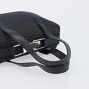 CELINE C Macadam Hand Bag Canvas Black Silver Auth 202613A-7
