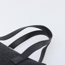 CELINE C Macadam Hand Bag Canvas Black Silver Auth 202613A-14