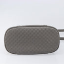 GUCCI Micro GuccissimaGG Hand Bag Leather Outlet 2way Gray 449654 Auth 202614V-5