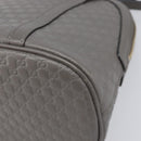 GUCCI Micro GuccissimaGG Hand Bag Leather Outlet 2way Gray 449654 Auth 202614V-16