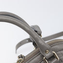 GUCCI Micro GuccissimaGG Hand Bag Leather Outlet 2way Gray 449654 Auth 202614V-10