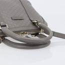 GUCCI Micro GuccissimaGG Hand Bag Leather Outlet 2way Gray 449654 Auth 202614V-7