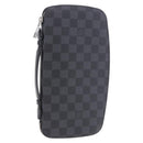 LOUIS VUITTON Damier Grafitte Organizer Atoll Travel Case N48255 LV Auth 202615A-1