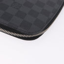 LOUIS VUITTON Damier Grafitte Organizer Atoll Travel Case N48255 LV Auth 202615A-16