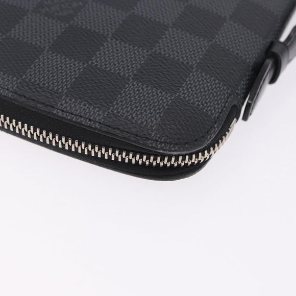 LOUIS VUITTON Damier Grafitte Organizer Atoll Travel Case N48255 LV Auth 202615A