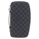 LOUIS VUITTON Damier Grafitte Organizer Atoll Travel Case N48255 LV Auth 202615A-13