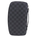 LOUIS VUITTON Damier Grafitte Organizer Atoll Travel Case N48255 LV Auth 202615A-2