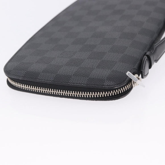 LOUIS VUITTON Damier Grafitte Organizer Atoll Travel Case N48255 LV Auth 202615A