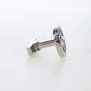 LOUIS VUITTON Damier Graphite Cufflinks LV Catch Cuffs M80188 LV Auth 202616V-26