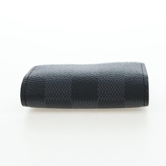 LOUIS VUITTON Damier Graphite Cufflinks LV Catch Cuffs M80188 LV Auth 202616V