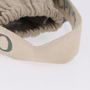 Chloe Mifuko Woody Small Basket Bag Raffia 2way Beige Silver Auth 202617V-7