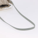 Chloe Mifuko Woody Small Basket Bag Raffia 2way Beige Silver Auth 202617V-9