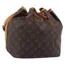 LOUIS VUITTON Monogram Petit Noe Shoulder Bag M42226 LV Auth 202618-1