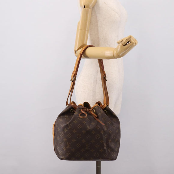 LOUIS VUITTON Monogram Petit Noe Shoulder Bag M42226 LV Auth 202618
