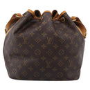 LOUIS VUITTON Monogram Petit Noe Shoulder Bag M42226 LV Auth 202618-2