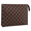 LOUIS VUITTON Damier Ebene Poche Toilette 26 Pouch N47543 LV Auth 202619A-1
