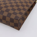 LOUIS VUITTON Damier Ebene Poche Toilette 26 Pouch N47543 LV Auth 202619A-10
