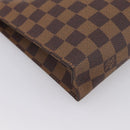 LOUIS VUITTON Damier Ebene Poche Toilette 26 Pouch N47543 LV Auth 202619A-11