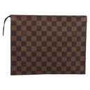 LOUIS VUITTON Damier Ebene Poche Toilette 26 Pouch N47543 LV Auth 202619A-3