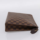 LOUIS VUITTON Damier Ebene Poche Toilette 26 Pouch N47543 LV Auth 202619A-5