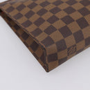 LOUIS VUITTON Damier Ebene Poche Toilette 26 Pouch N47543 LV Auth 202619A-9