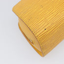 LOUIS VUITTON Epi Dauphine PM Pouch Yellow M48449 LV Auth 202620-16