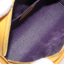 LOUIS VUITTON Epi Dauphine PM Pouch Yellow M48449 LV Auth 202620-9