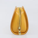LOUIS VUITTON Epi Dauphine PM Pouch Yellow M48449 LV Auth 202620-4