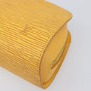 LOUIS VUITTON Epi Dauphine PM Pouch Yellow M48449 LV Auth 202620-7
