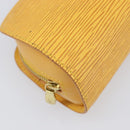 LOUIS VUITTON Epi Dauphine PM Pouch Yellow M48449 LV Auth 202620-14