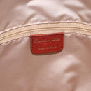Christian Dior Shoulder Bag Leather Brown Gold Tone Auth 202621V-17